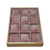 İthal Ahşap 12'li Yastıklı Kutu